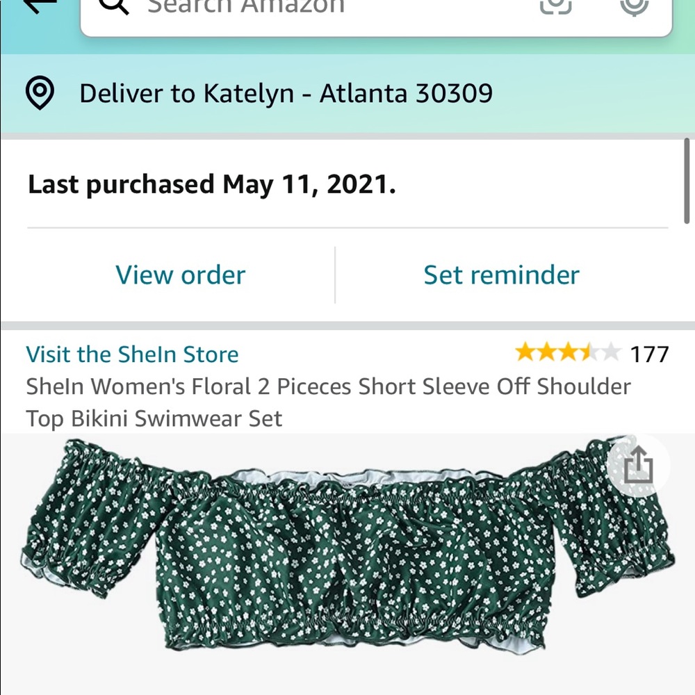SHEIN Swim Suit Top